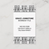 Boho Style Pattern Visitenkarte (Vorderseite)