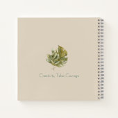 Boho Style Personalisiertes Motivierend Zitat Notizblock (Rückseite)