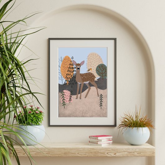 Boho Style Poster Print 13x19
