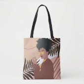 Boho Stylin Modern Tote Bag Tasche (Vorderseite)