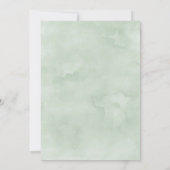 Boho Succulent Bridesmaids Luncheon Einladung (Rückseite)