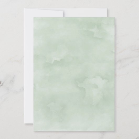 Boho Succulent Bridesmaids Luncheon Einladung (Rückseite)