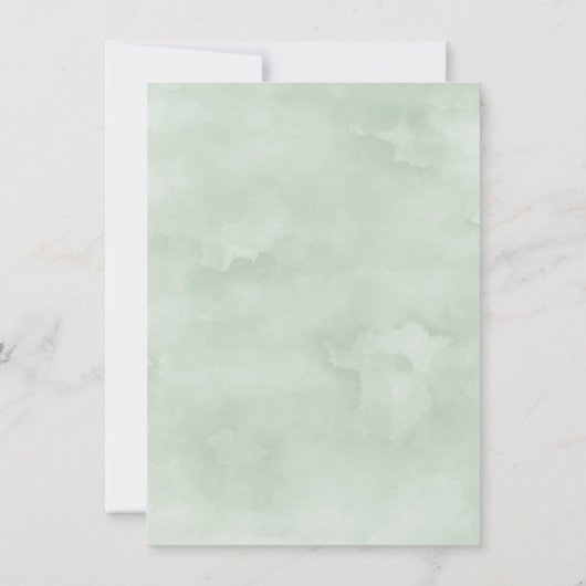 Boho Succulent Greenerity Junggeselinnen-Abschied Einladung (Rückseite)