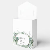 Boho Succulent Greenerity Wedding Geschenkschachtel (Geöffnet)