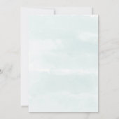 Boho Succulent Greenery Paare Dusche Einladungen (Rückseite)