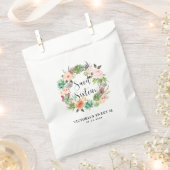 Boho Succulents Floral Wreath 16 . Geburtstag Geschenktütchen (Ausgeschnitten)