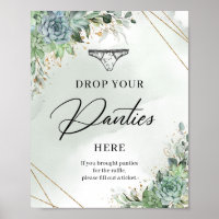 Boho succulents gold Werfen Sie Ihre Panties hier
