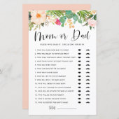 Boho Succuless raten, wer Mama oder Vater Duschspi (Vorne/Hinten)