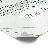 Boho succultus eucalyptus Goldrahmen Ring Hunt Poster (Ecke)