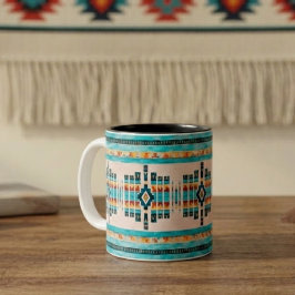 Boho Südwesten Inspiriert Zweifarbige Tasse