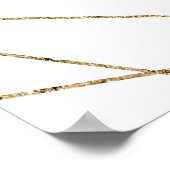 Boho sukkuläre Eukalyptus-Brautparty-Anzahl nach u Poster (Ecke)