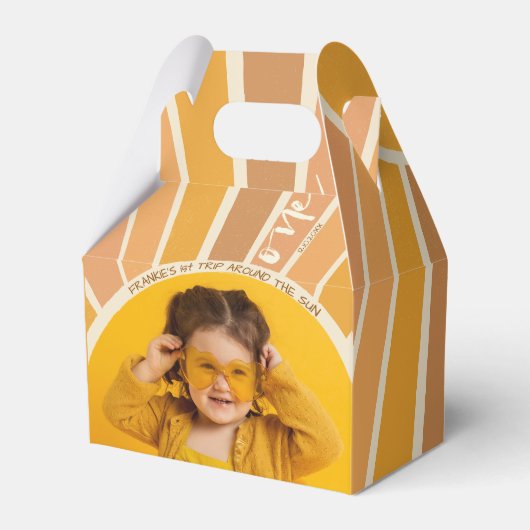 Boho Summer 1. Reise rund um das Sun Birthday Foto Geschenkschachtel (Vorderseite)