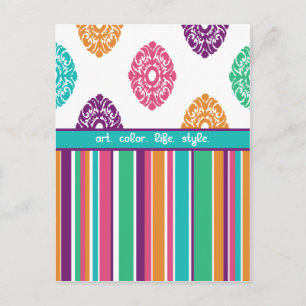 Boho Summer Custom Postkarte