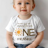 Boho Summer First Trip rund um Sun Birthday Baby T-shirt
