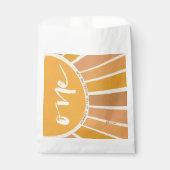 Boho Summer First Trip rund um Sun Birthday Geschenktütchen (Vorderseite)