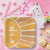 Boho Summer First Trip rund um Sun Birthday Pappteller (Party)