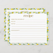 Boho Summer Lemon Fruit Brautparty Rezept (Vorne/Hinten)