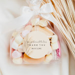 Boho Summer Pampas Gras Aquarell Danke Runder Aufkleber<br><div class="desc">Boho Sommer Pampas Gras Aquarell danke Ihnen Hochzeit mit eleganten braunen ,  beige Elfenbeintypografie,  Aquarell und minimalistischem Hintergrund. Ideal für Hochzeiten im Frühling,  Sommer,  Strand und Land.</div>