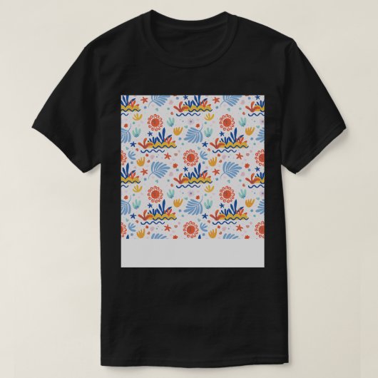 Boho Summer pattern TShirt (Design vorne)