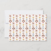 Boho Summer Surf | Foto Vielen Dank Dankeskarte (Rückseite)