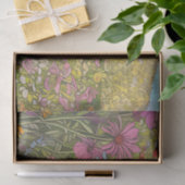 Boho Summer Wildblume Fields farbenfrohe Decoupage Seidenpapier (Geschenk)
