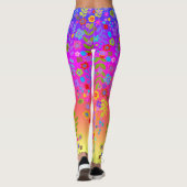 Boho Summer Wildblume Leggings (Rückseite)