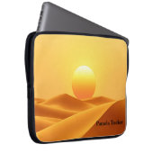 Boho Sun Abstract Amber Earthy Tones Laptopschutzhülle (Vorne Rechts)