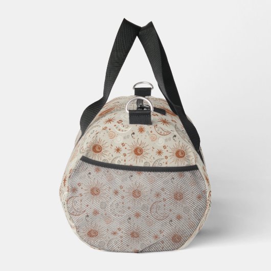 Boho Sun and Moon Pattern Duffle Bag (Rechts)