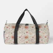 Boho Sun and Moon Pattern Duffle Bag (Rückseite)