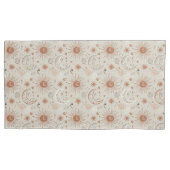 Boho Sun and Moon Pattern Kissenbezug (Vorderseite-Links)