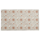Boho Sun and Moon Pattern Kissenbezug (Vorderseite-Rechts)