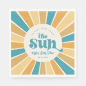 Boho Sun Baby Duschpapier Napkins Serviette (Vorderseite)