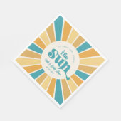 Boho Sun Baby Duschpapier Napkins Serviette (Ecke)