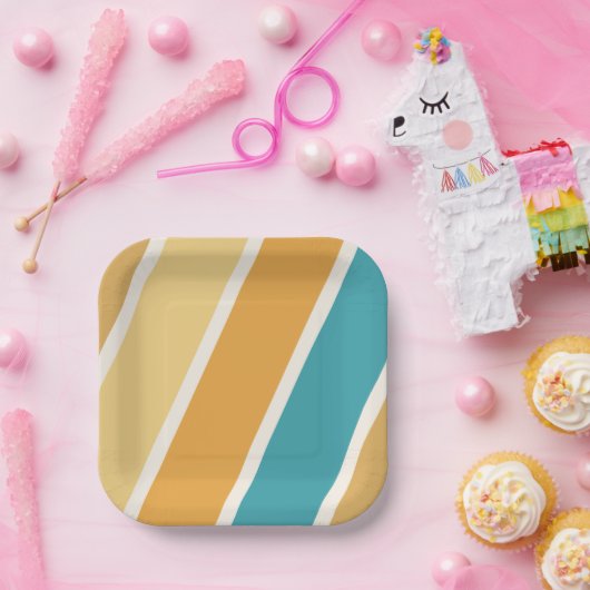 Boho Sun Baby Duschpapier Teller (Party)