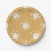 Boho Sun Baby Duschpapier Teller (Vorderseite)