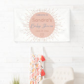 Boho Sun Baby Shower Banner (Insitu)