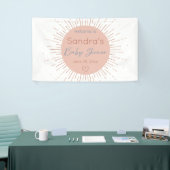 Boho Sun Baby Shower Banner (Messeveranstaltung)