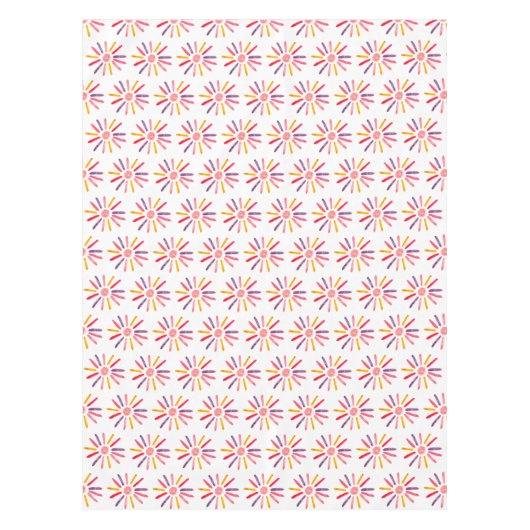 Boho Sun Birthday Baby Shower Gender Neutral Girl Tischdecke (Vorderseite)