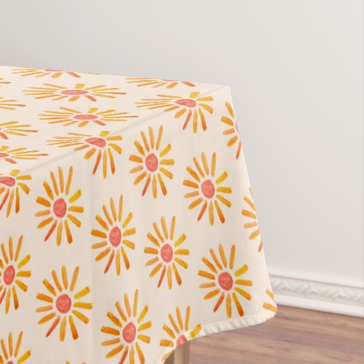 Boho Sun Birthday Baby Shower Gender Neutral Girl Tischdecke (Beispiel)