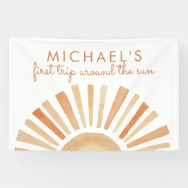 Boho Sun Birthday, Sonnenschein, 1. Geburtstag, Hi Banner