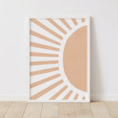 Boho Sun Boho Kinderzimmer Decke Poster