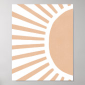 Boho Sun Boho Kinderzimmer Decke Poster (Vorne)