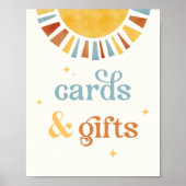 Boho Sun Cards & Geschenke-Zeichen Poster (Vorne)