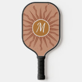 Boho Sun Custom Inital Pickleball Paddle (Vorderseite)