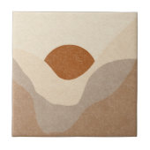 Boho Sun Desert Sand Fliese (Vorderseite)