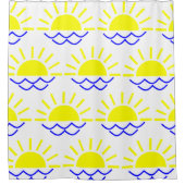 Boho Sun Duschvorhang (Vorderseite)