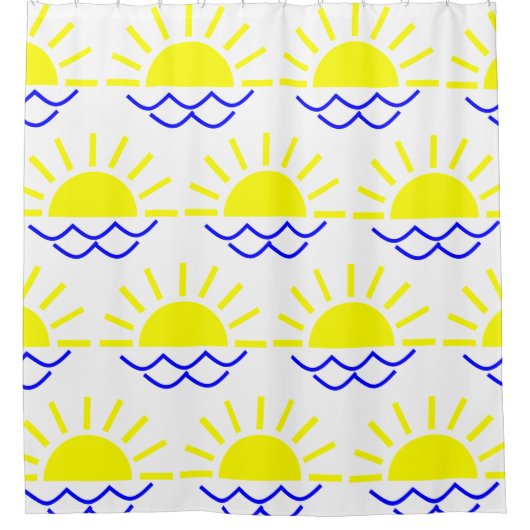Boho Sun Duschvorhang (Vorderseite)