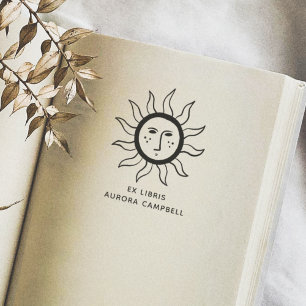 Boho Sun Einfach aus der Namensbibliothek Permastempel