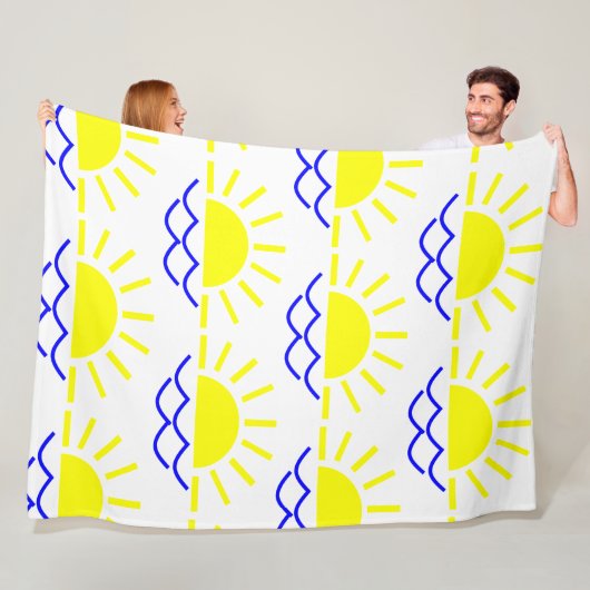 Boho Sun Fleecedecke (Beispiel)