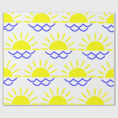 Boho Sun Geschenkpapier (Flach)